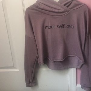 Crop hoodie